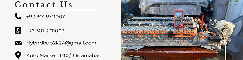 Contact Hybrid Battery Hub for expert battery replacement and repair services in Islamabad and Gujranwala.