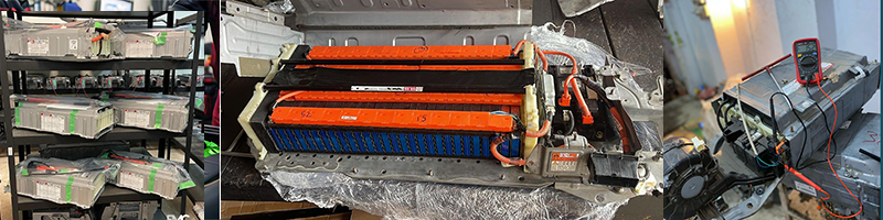 Step-by-step hybrid battery replacement process for Aqua, Axio, Prius, and other models at Hybrid Battery.